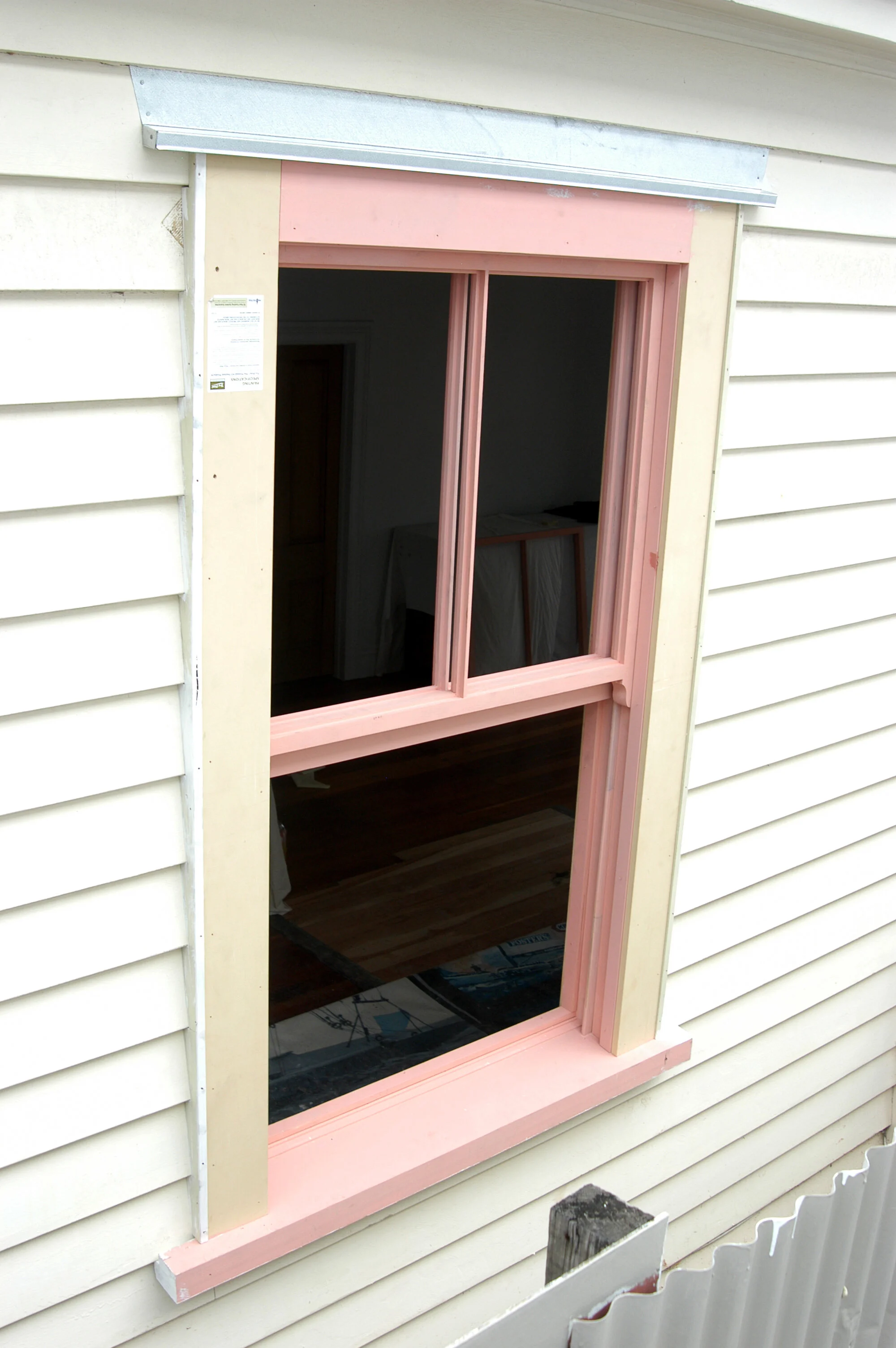 Installing A Sash Window The Shed