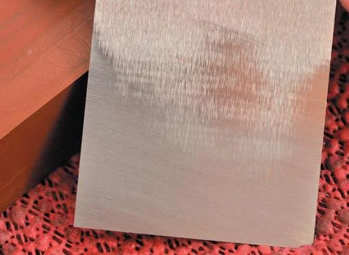 Surface changes to matt grey