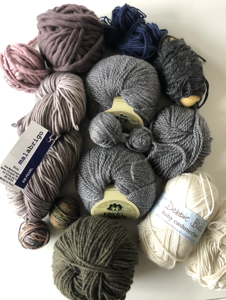 elisemade-yarn-test-knitting-parknknit-cable-scraps.jpeg