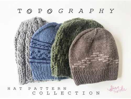 Topography Pattern Rope Hat introducing the topography hat pattern collection — elisemade