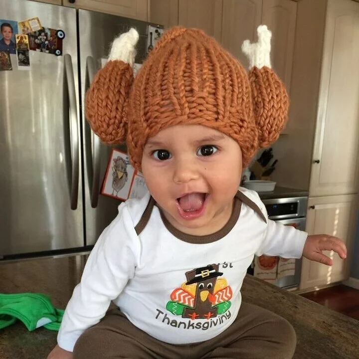 knit turkey hat