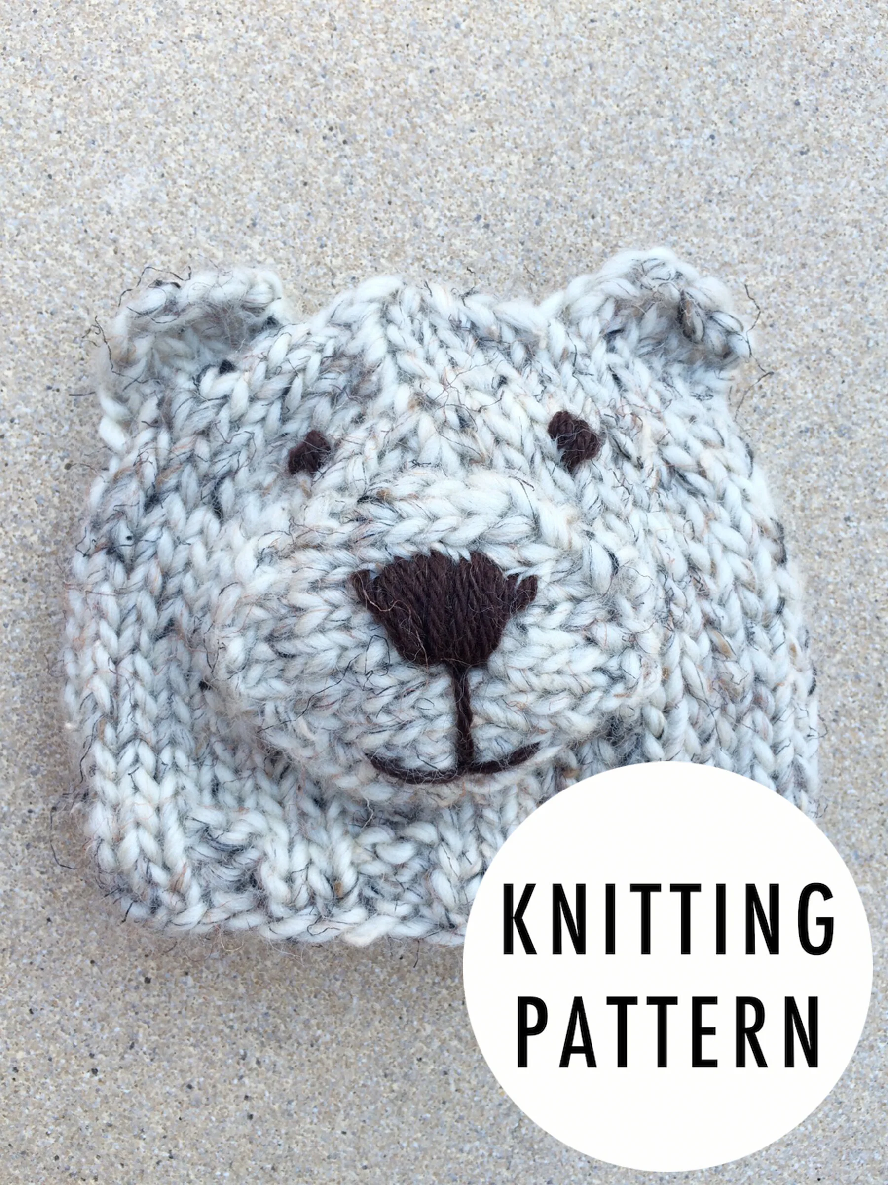 Knitting Pattern: Baby Teddy Hat