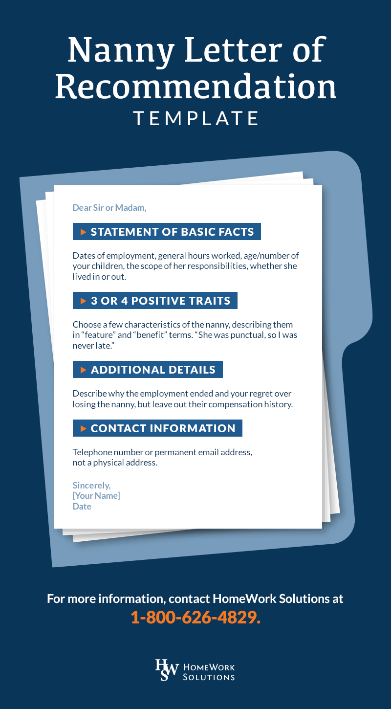 How to Write a Nanny Letter of Recommendation | Homework Solutions