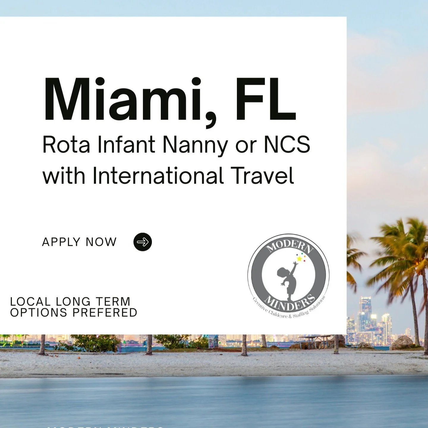 ✨ New Opportunities Just Dropped ✨

Modern Minders is actively recruiting for an incredible lineup of positions with thoughtful, supportive families across the U.S. and internationally. If you&rsquo;re looking for your next long-term role, travel opp