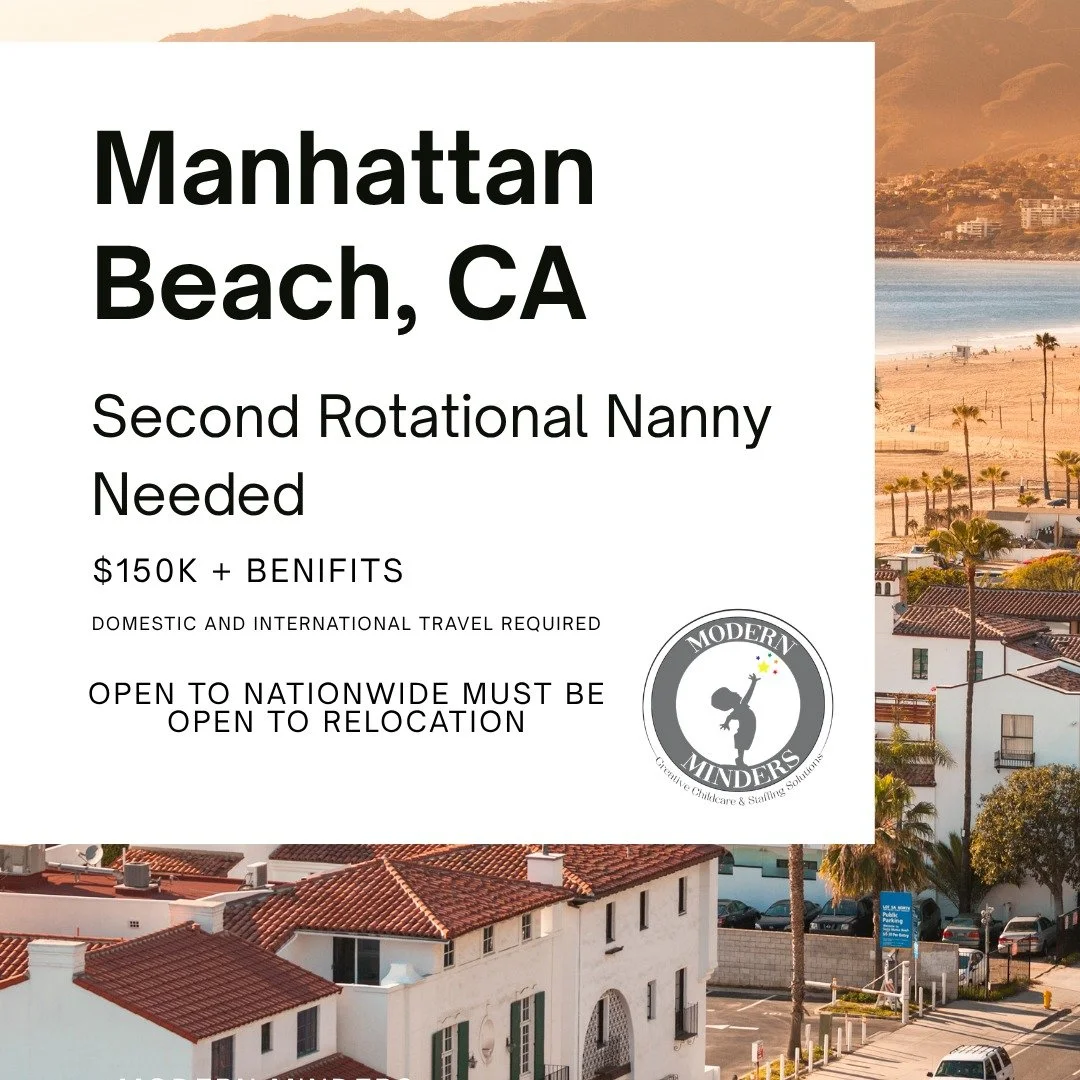 ✨ New Opportunities Just Dropped ✨

Modern Minders is actively recruiting for an incredible lineup of positions with thoughtful, supportive families across the U.S. and internationally. If you're looking for your next long-term role, travel opportuni