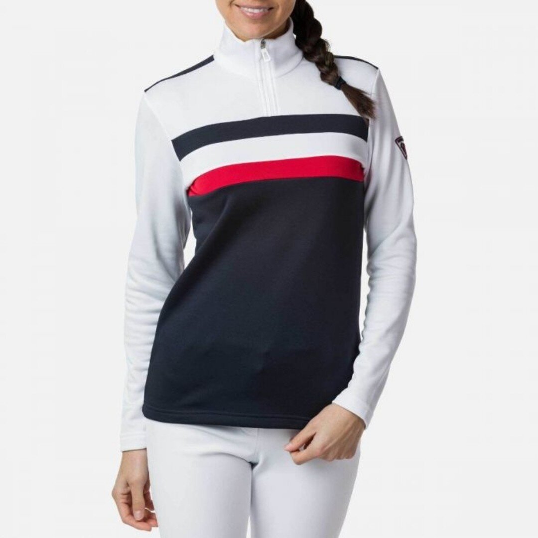Tackle every run with precision. The women's Stripes Half-Zip Top is designed for layering. 

Its slim, form-fitting cut and stretchy build add a technical edge that looks just as good on the mountain as it does apr&egrave;s ski.

🛒 Order online at 