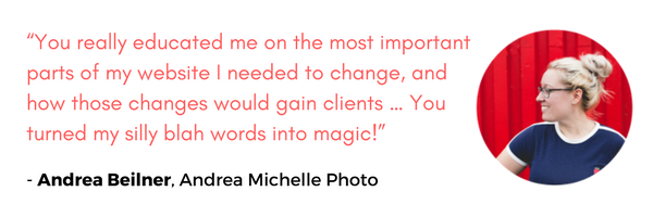 Margo Carroll Testimonial Andrea