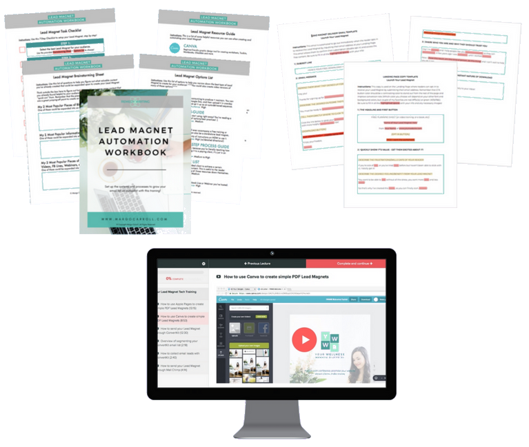 Launch Your Lead Magnet Workbook Mockup