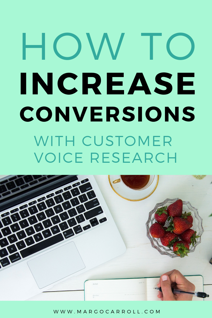 How To Increase SALES Conversions With Customer Voice Research