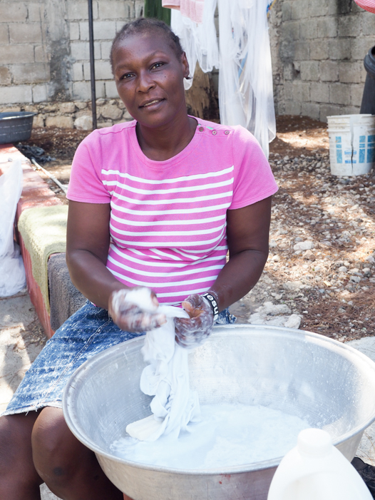 Laundry day at Cross to Light School