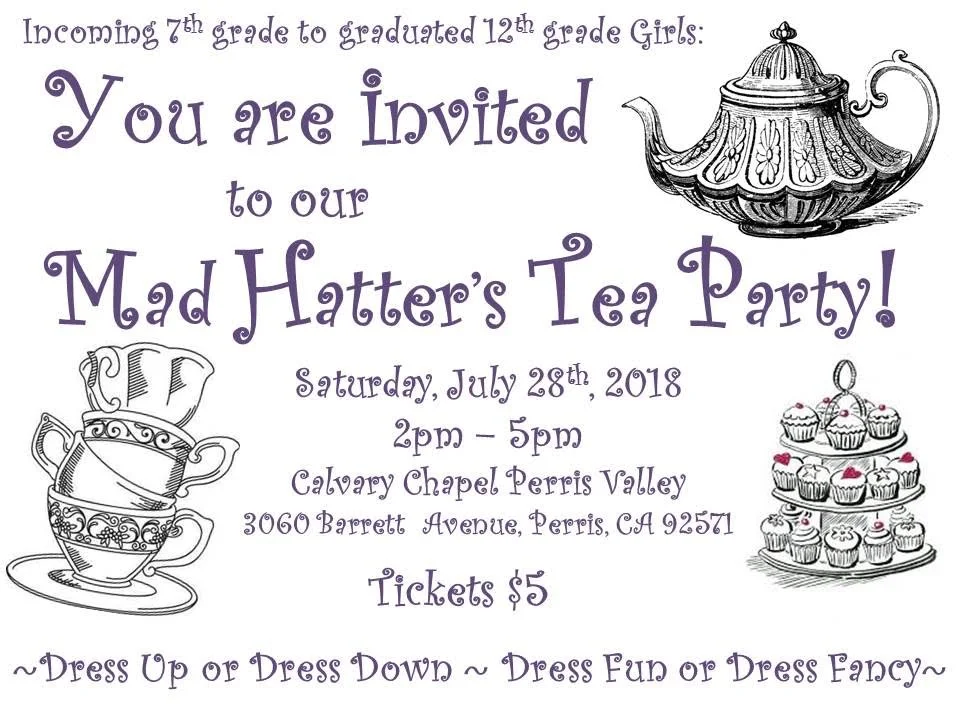 Youth Group Girls Tea Party 