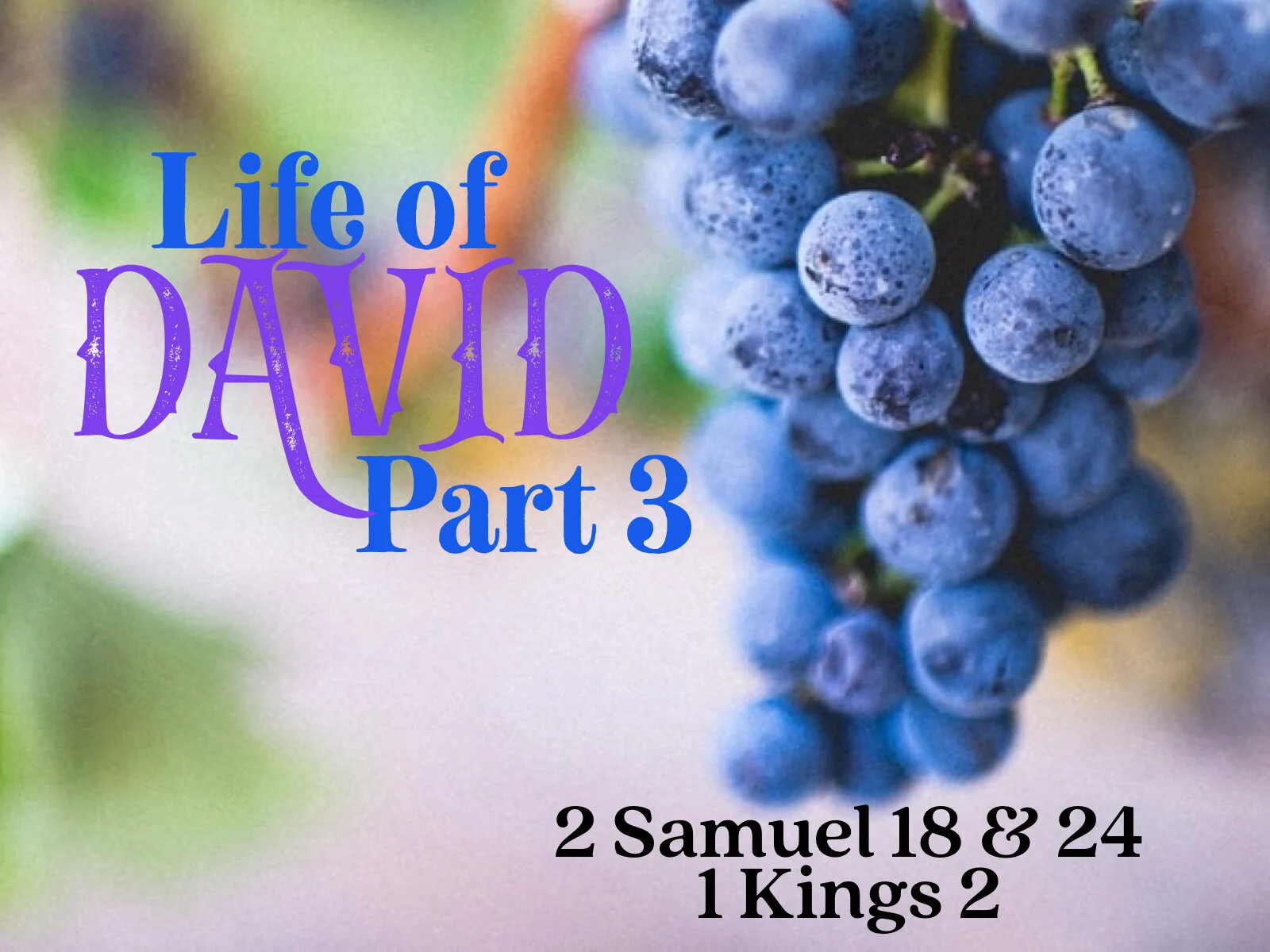Sunday Gathering, Life of David part 3, 4-11-21