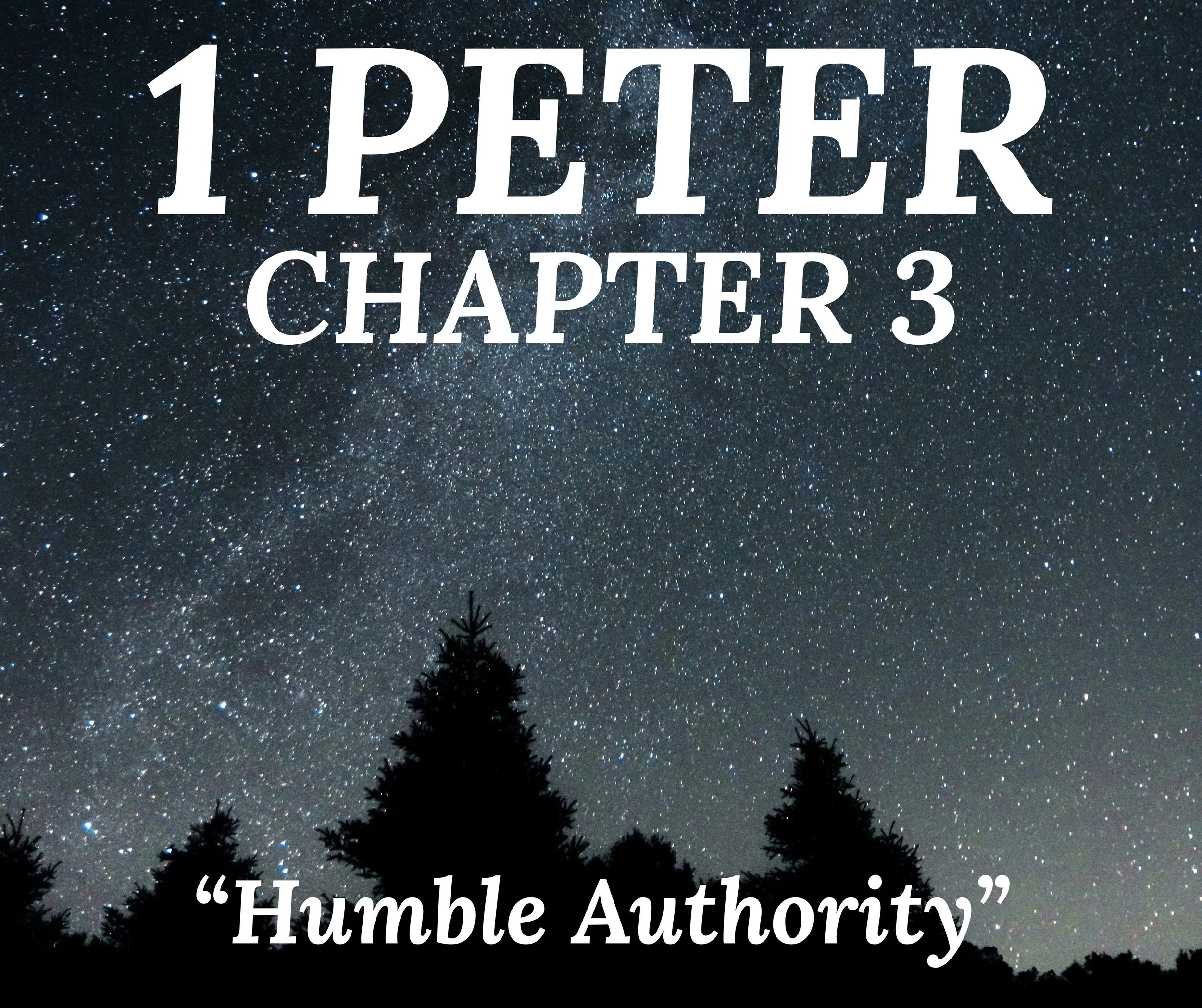 Wednesday Gathering, 1 Peter, Chapter 3