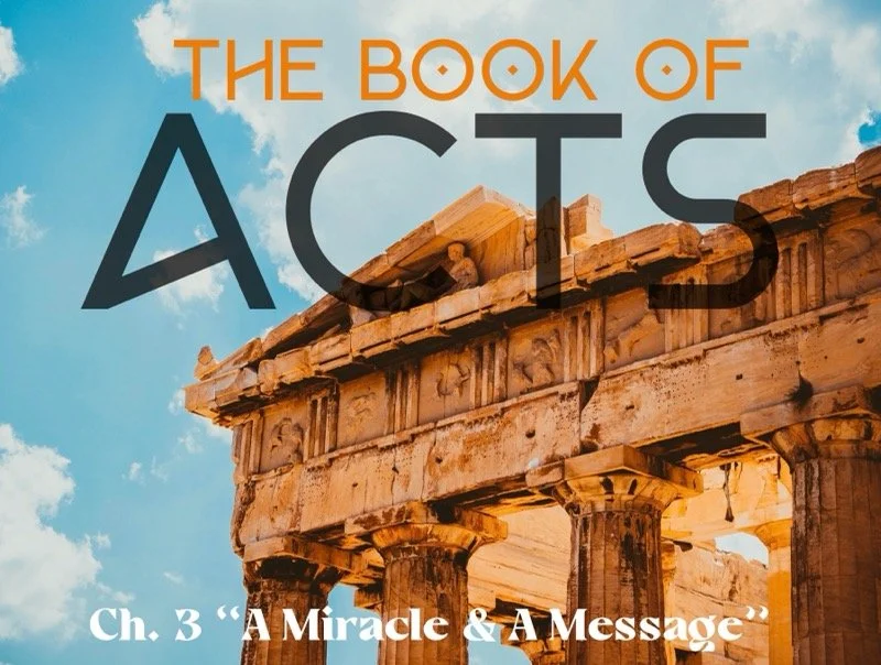 Sunday Gathering, Acts Chapter 3, 6/5/22