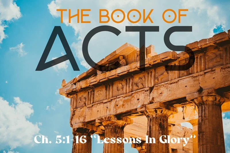 Sunday Gathering,Acts Chapter 5:1 - 16, 6/19/22
