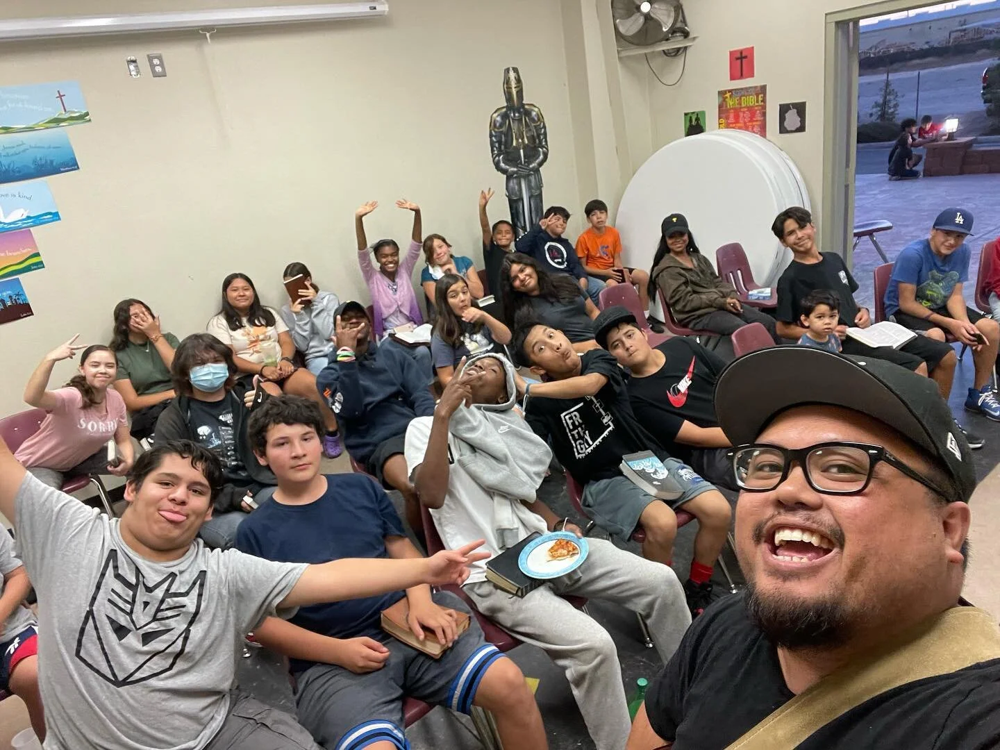 Youth Group last night! ❤️🥸😎