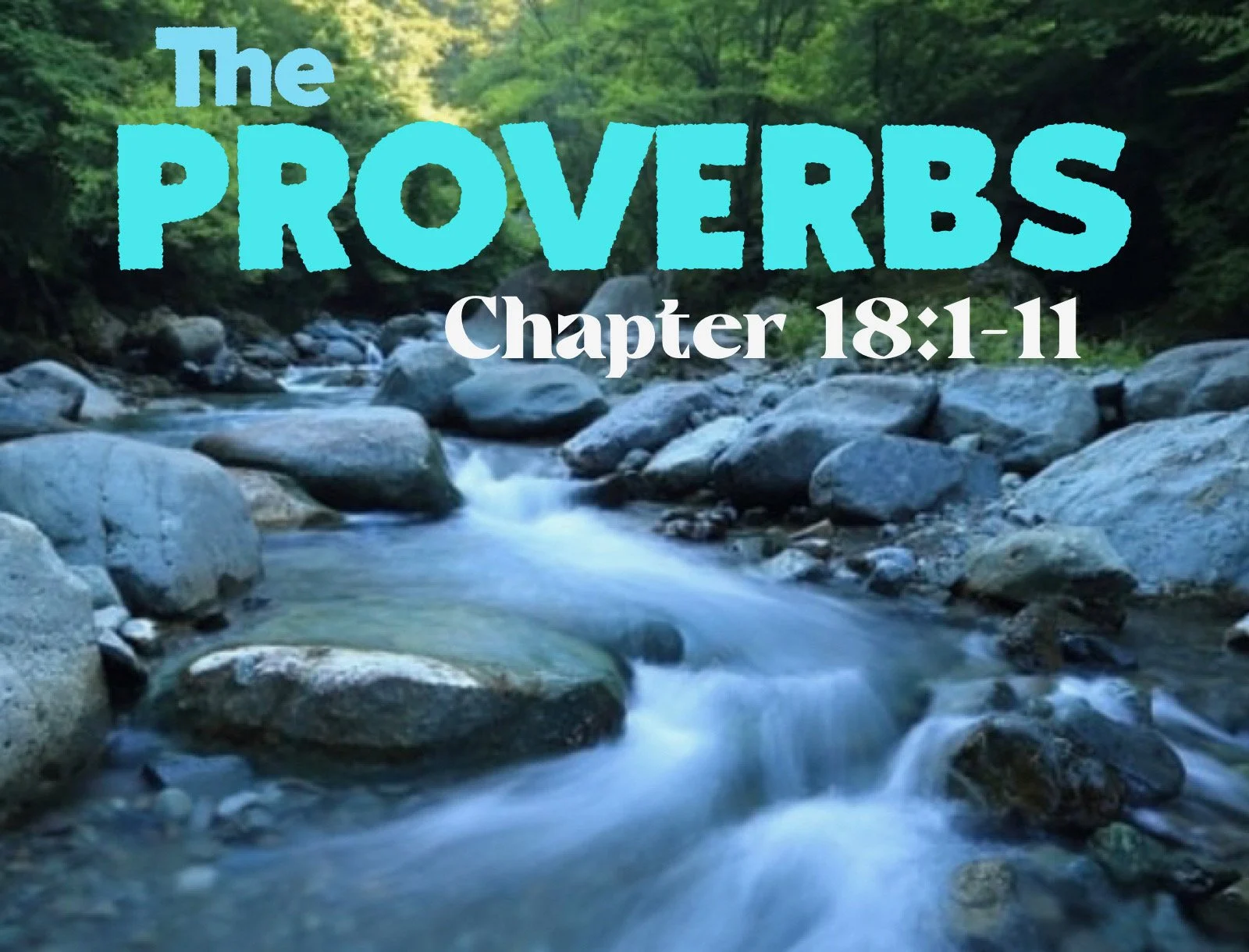 Wednesday Gathering, Proverbs 18:1-11, 3/8/23