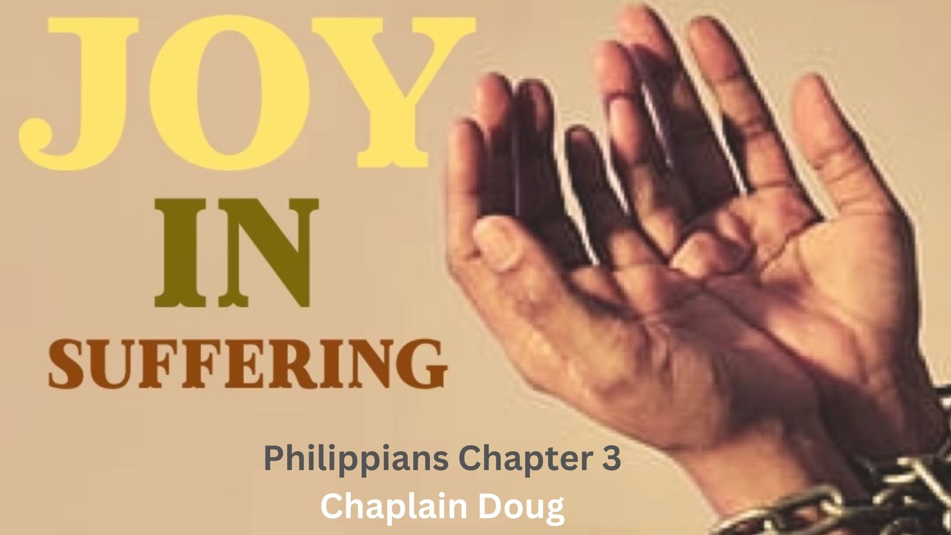 Wednesday Gathering, 12-11-24 "Joy of Suffering", Philippians Ch. 3