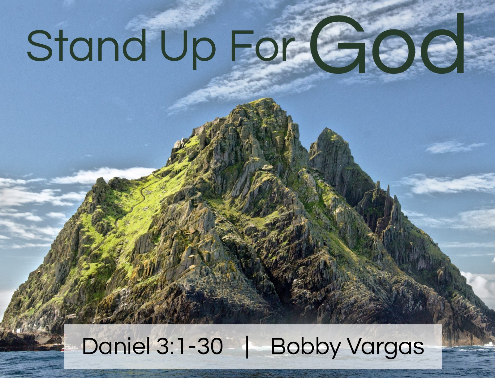 Wednesday Gathering, 5/27/26, Daniel 3:1-30, Stand up for God