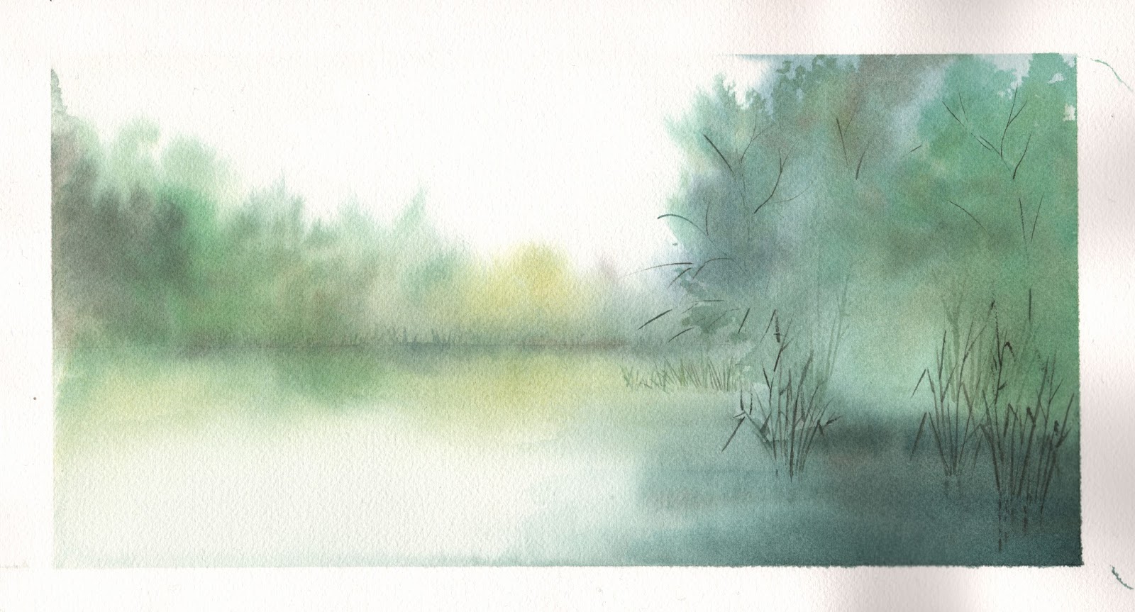loose watercolor background