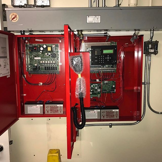 Silent Knight Fire Alarm Panel Upgrade #silentknight