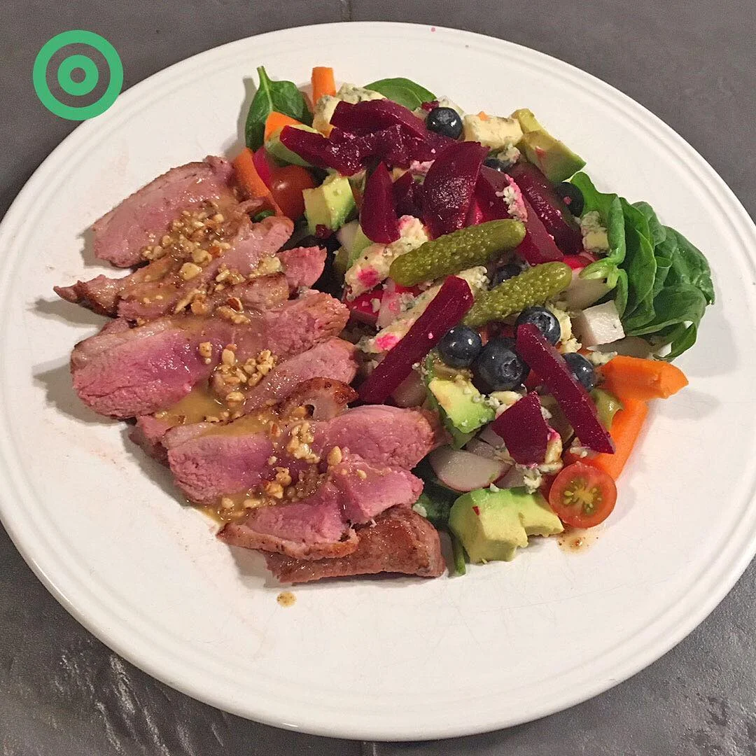 Duck Breast with Almond Butter and Olive Oil