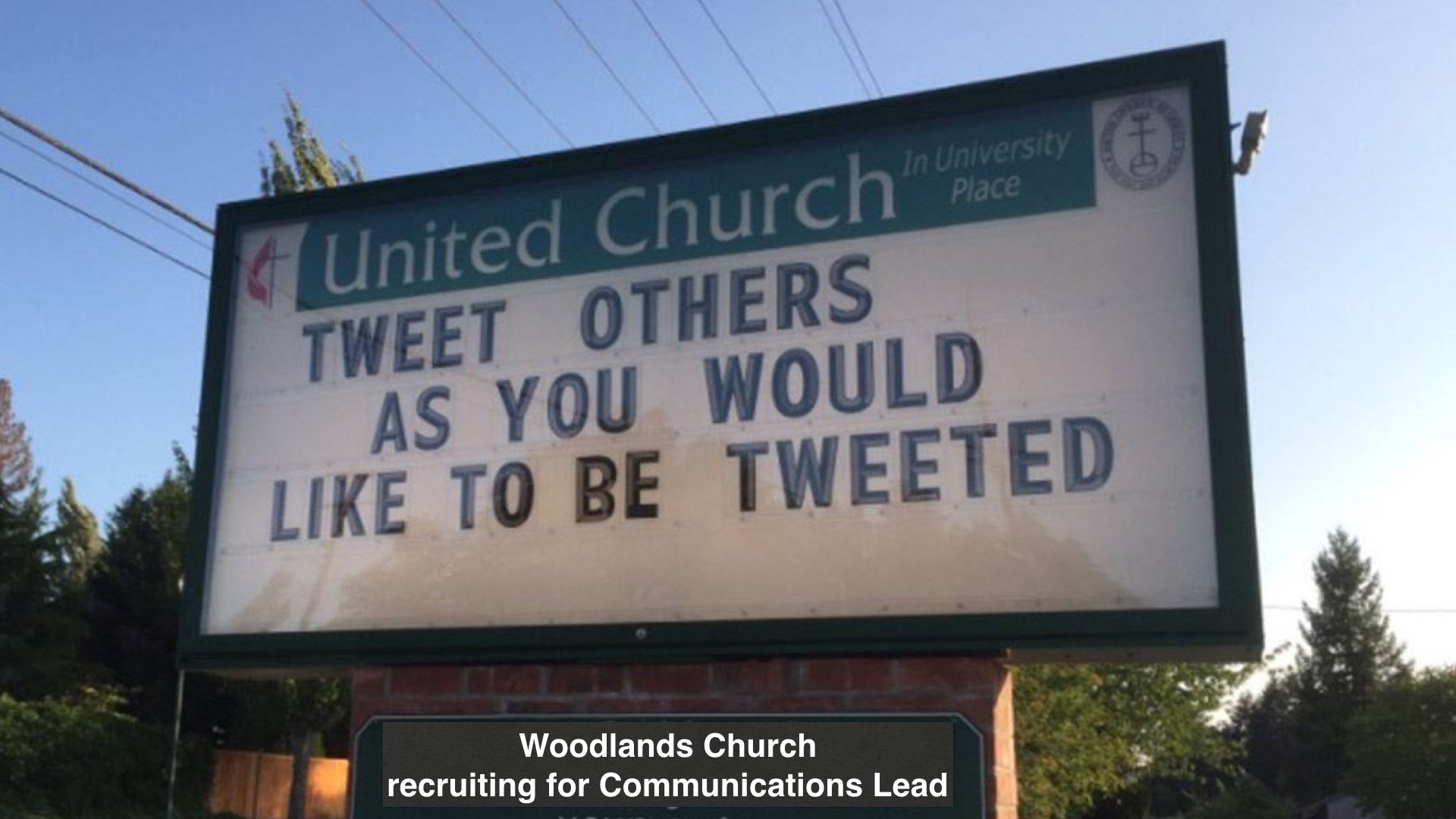 COMMUNICATIONS LEAD VACANCY