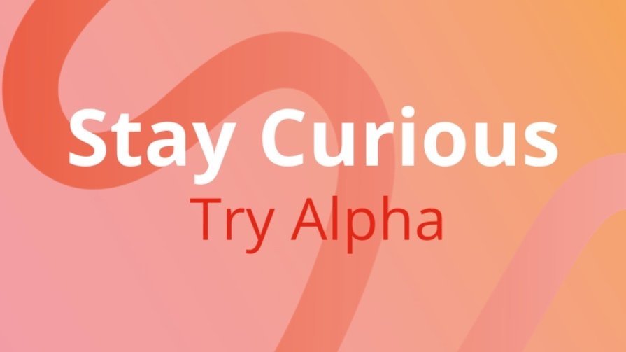 Try Alpha