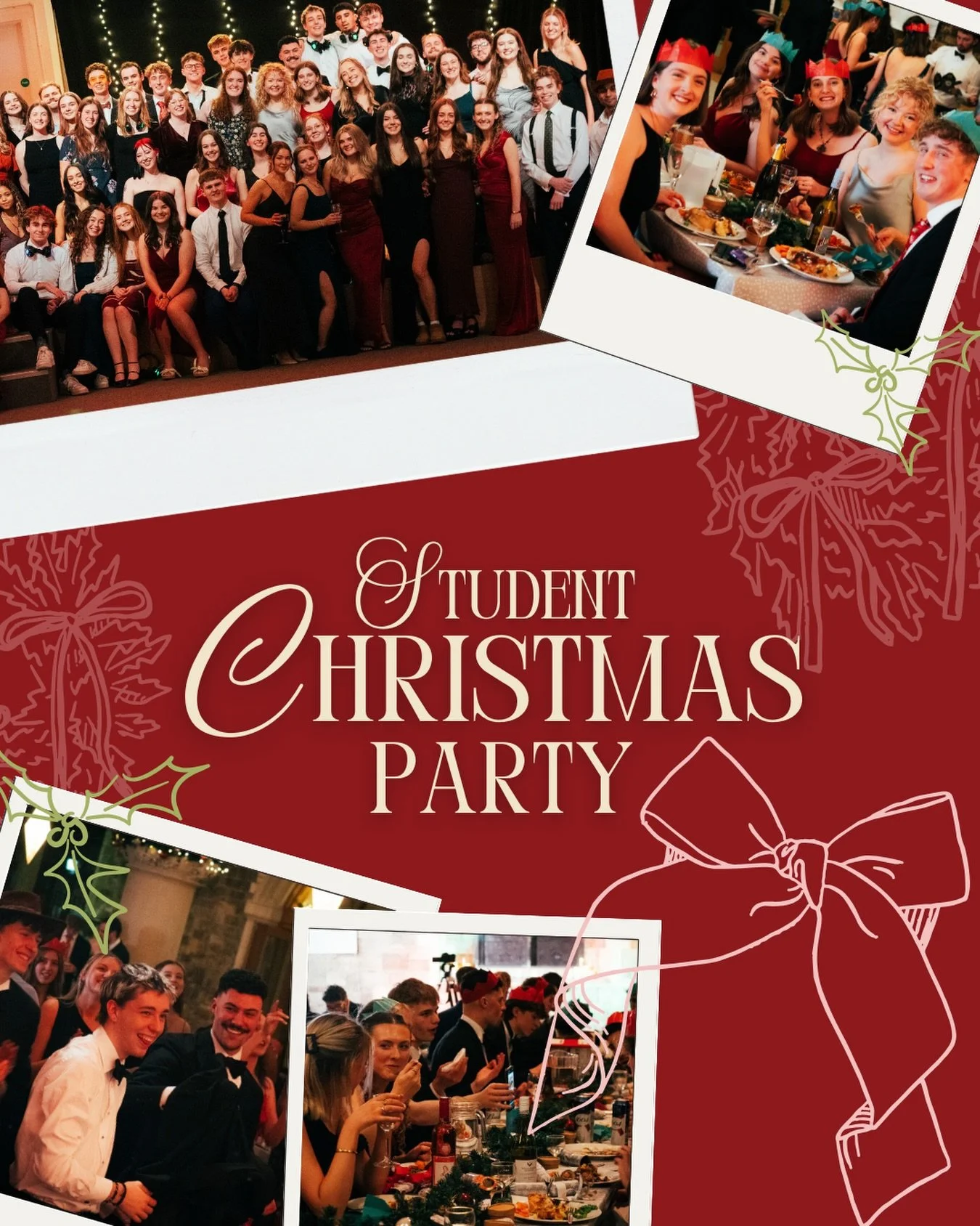STUDENT CHRISTMAS PARTY!! 

Come get dressed up &amp; celebrate Christmas together as a student community on Tues 9th Dec! Can&rsquo;t wait to see you there 🎄

Tickets via link in bio ✨