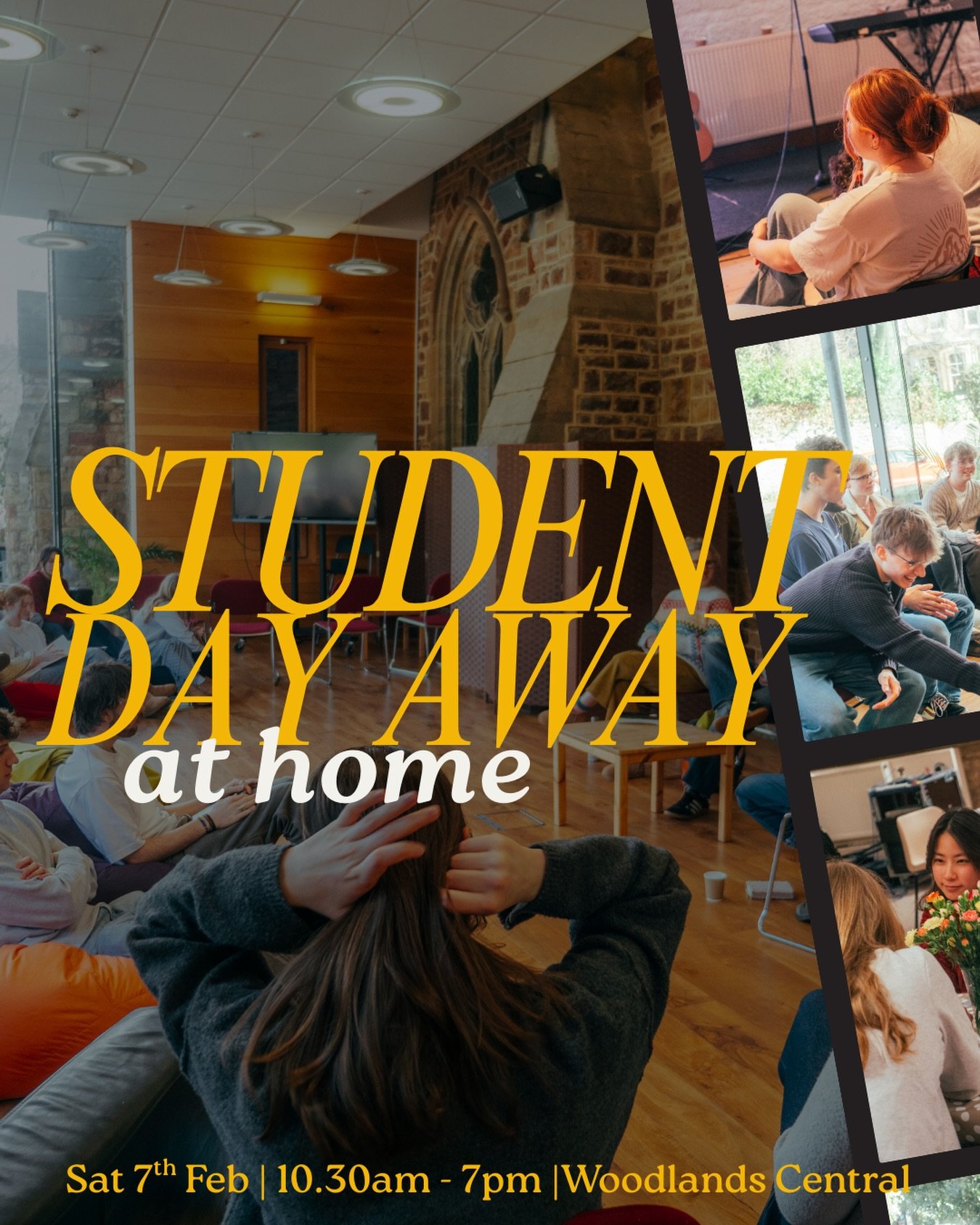 🌟 TICKETS ARE LIVE 🌟 for our Student Day Away at Home!! 

We love our Day Away at home, it&rsquo;s like a weekend away but squeezed into one day!! We&rsquo;re so excited to hang with you, to be community, praise God, lean into prayer, listen to the