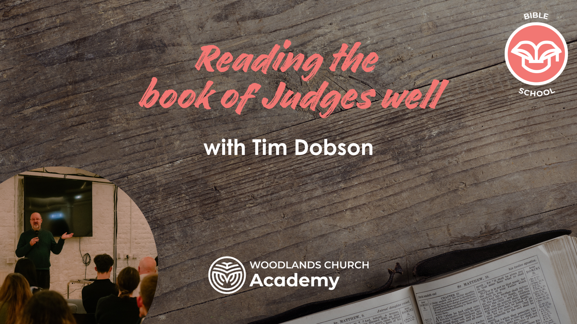 The Book of Judges - a Tragedy — Woodlands Church