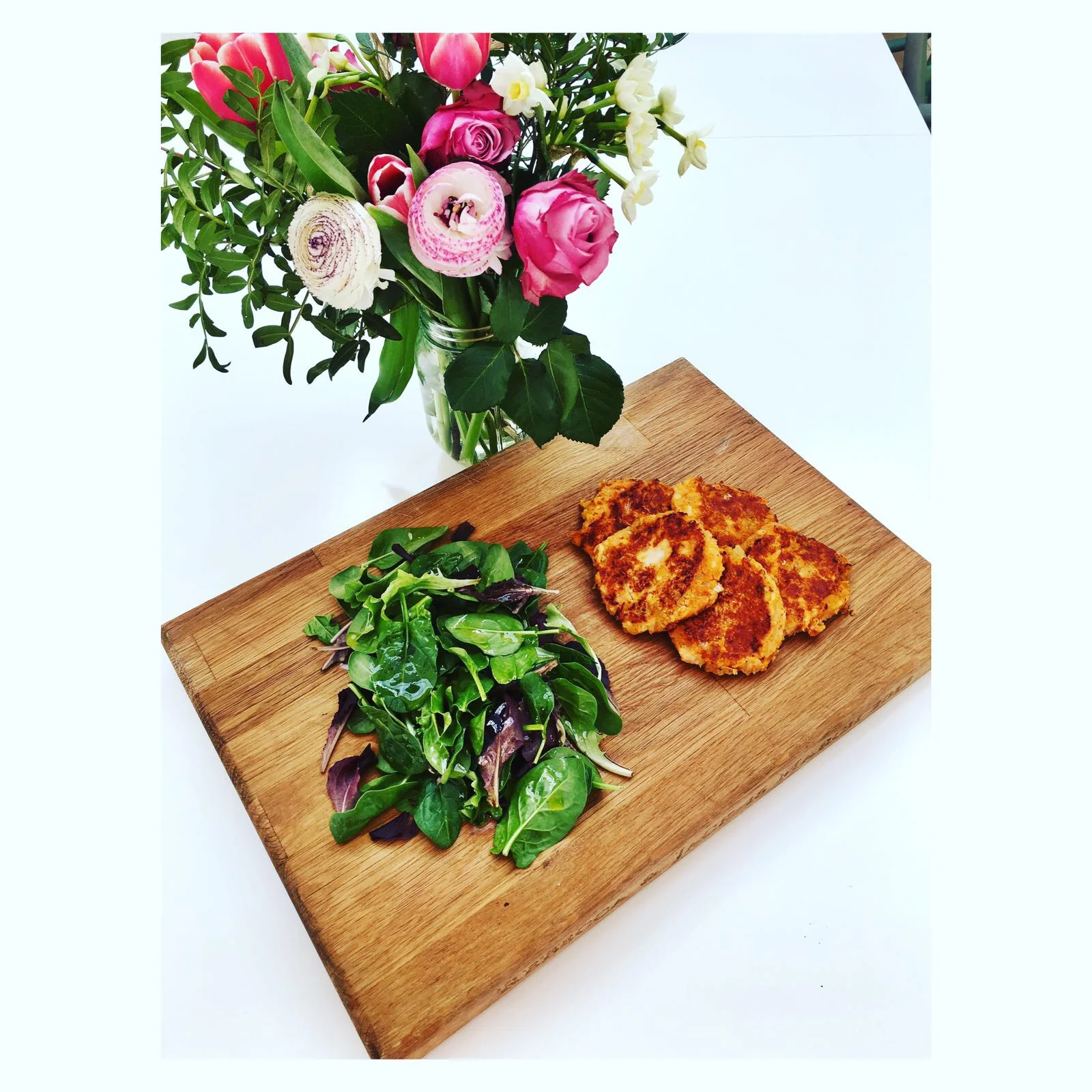 Spicy Butter Bean burgers