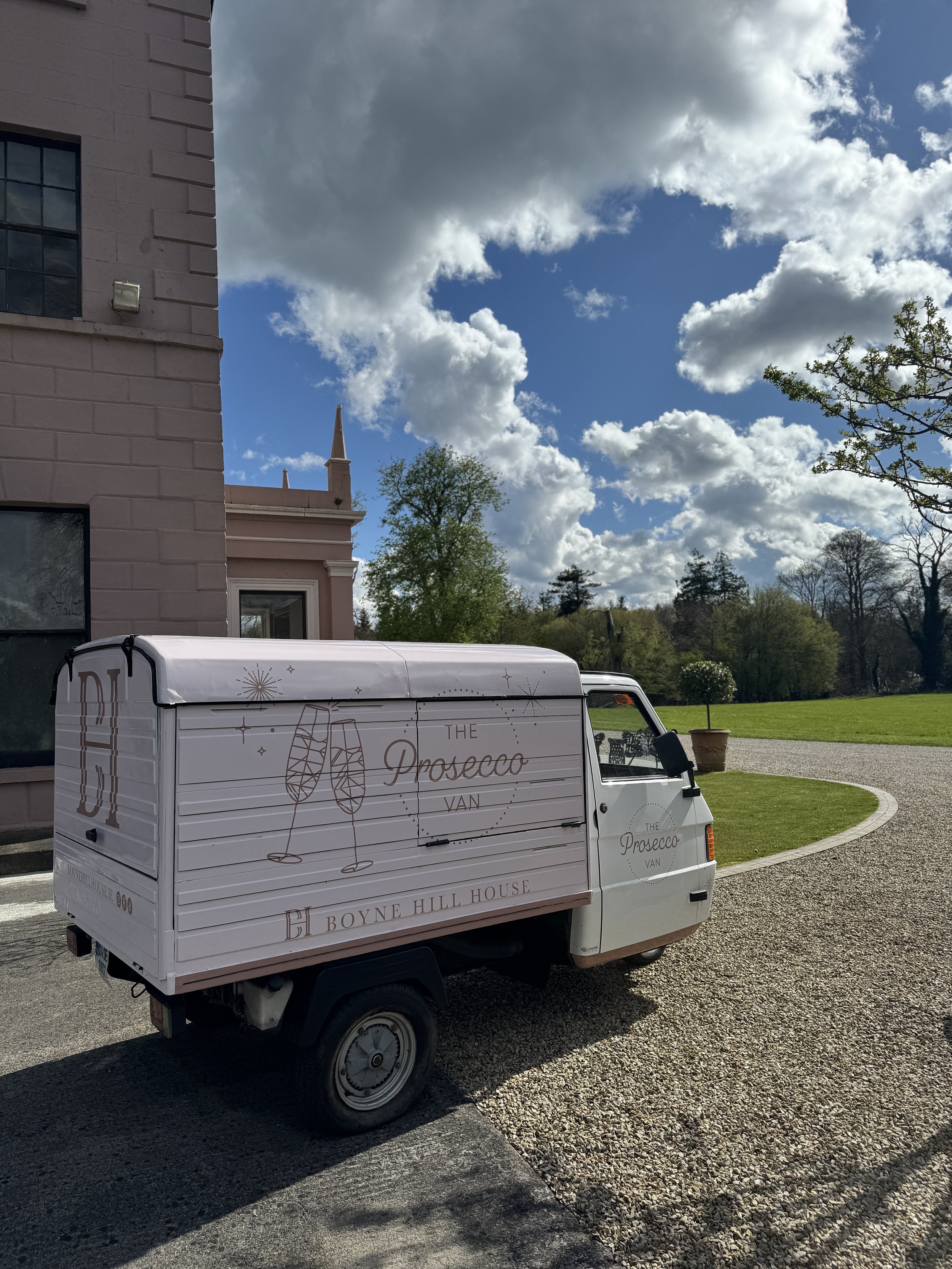 Add a Touch of Sparkle to Your Wedding Day with Our Prosecco Van!