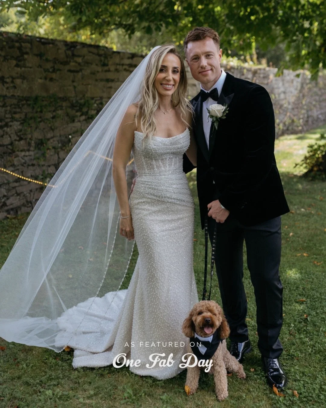 One from last summer we&rsquo;re very happy to be looking back on!

Adam &amp; Pryscyla&rsquo;s August wedding was effortlessly glamorous, from their Secret Garden vows and timeless black tie to the sweetest tux-wearing pup and a dance floor fuelled 