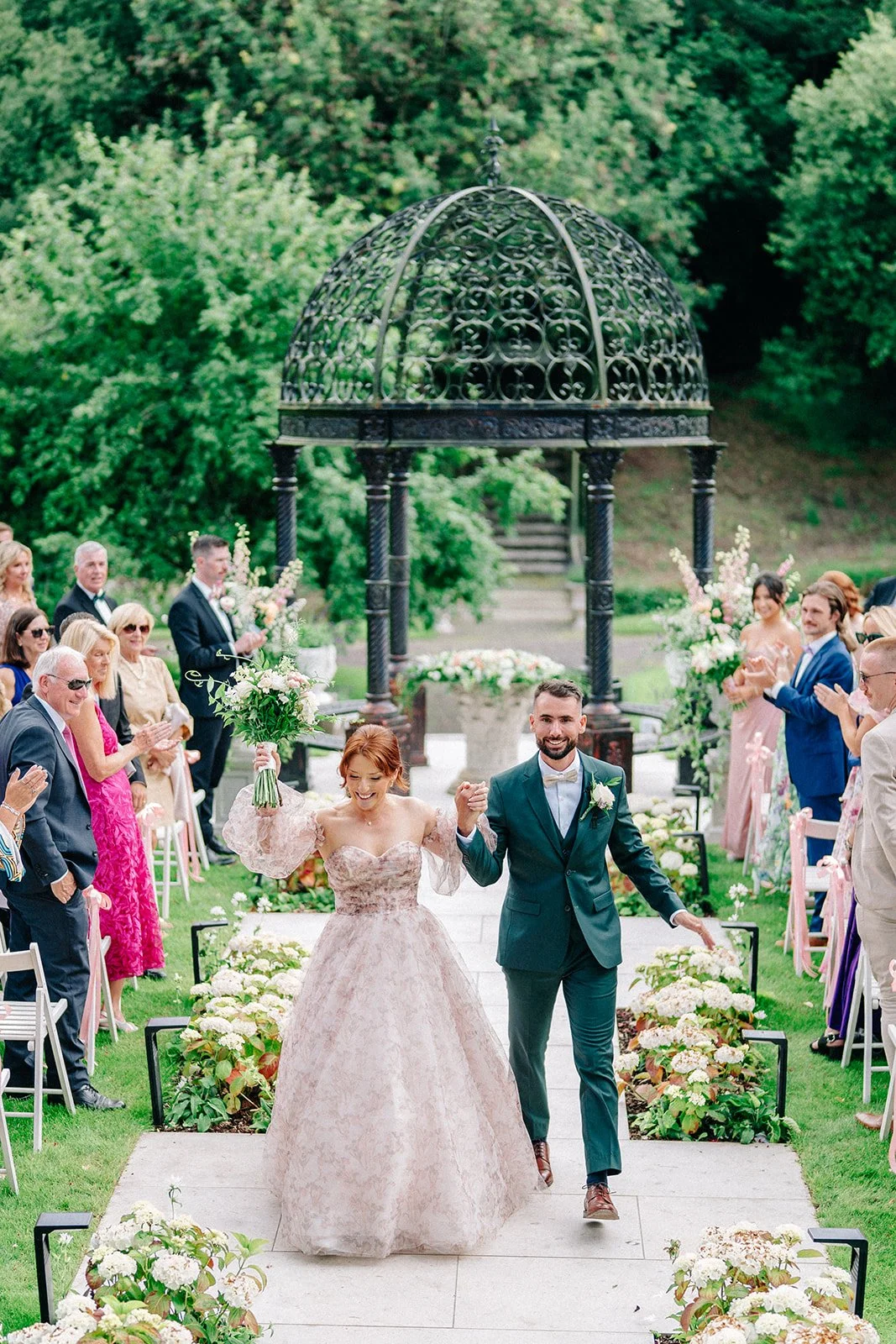 fairytale wedding venue Ireland, elegant wedding venue Ireland, wedding ceremony venue Ireland, Irish countryside wedding venue, pink Manor House wedding venue, exclusive country house wedding venue