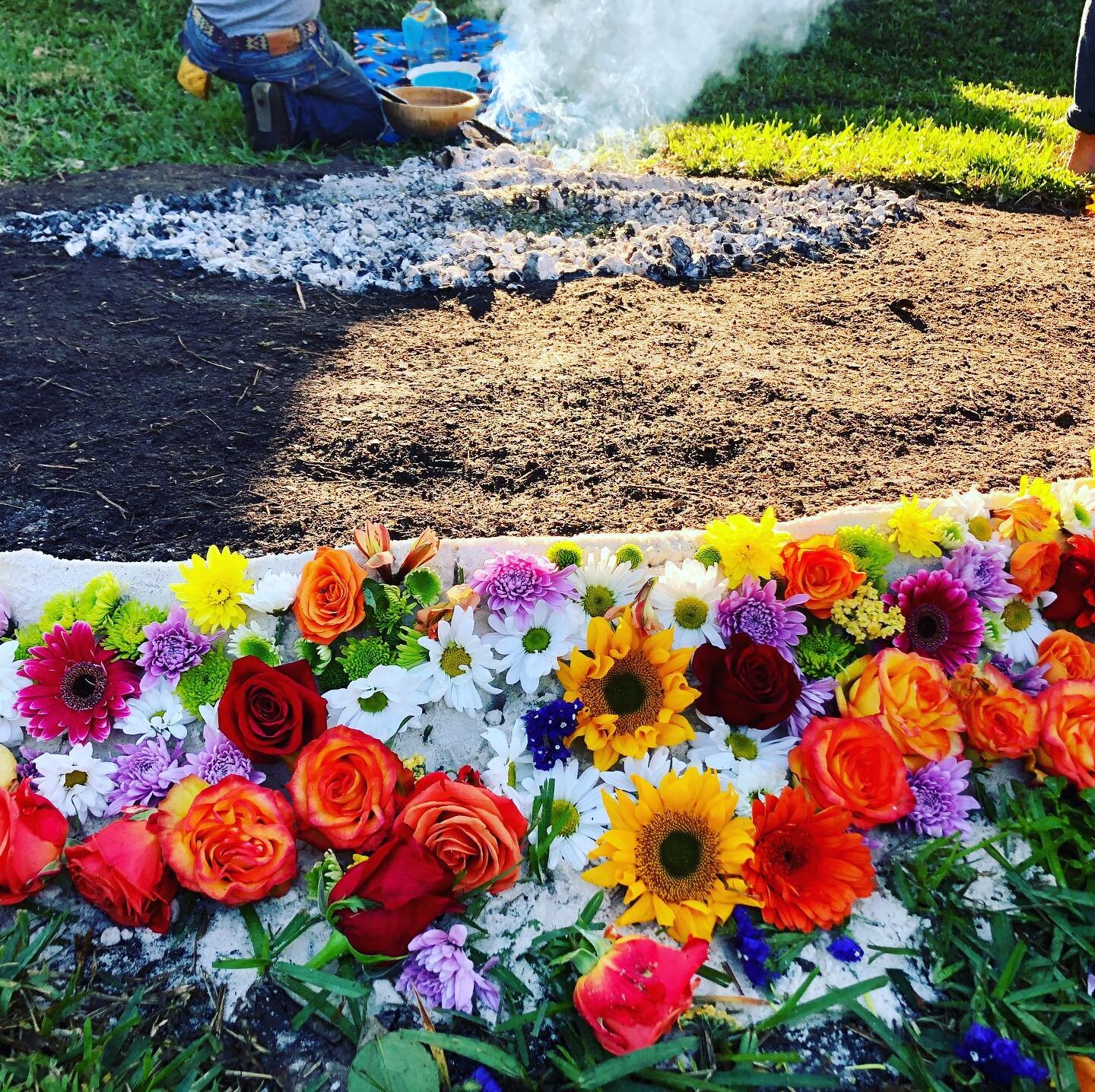 So inspired by the beauty and symbolism of this peyote altar.  The duality of the 🌙 and rising sun 🌞 is just one of the many layers and pieces of this altar.  This was one of the best ceremonies I have had the honor to be a part of. Be a force of l