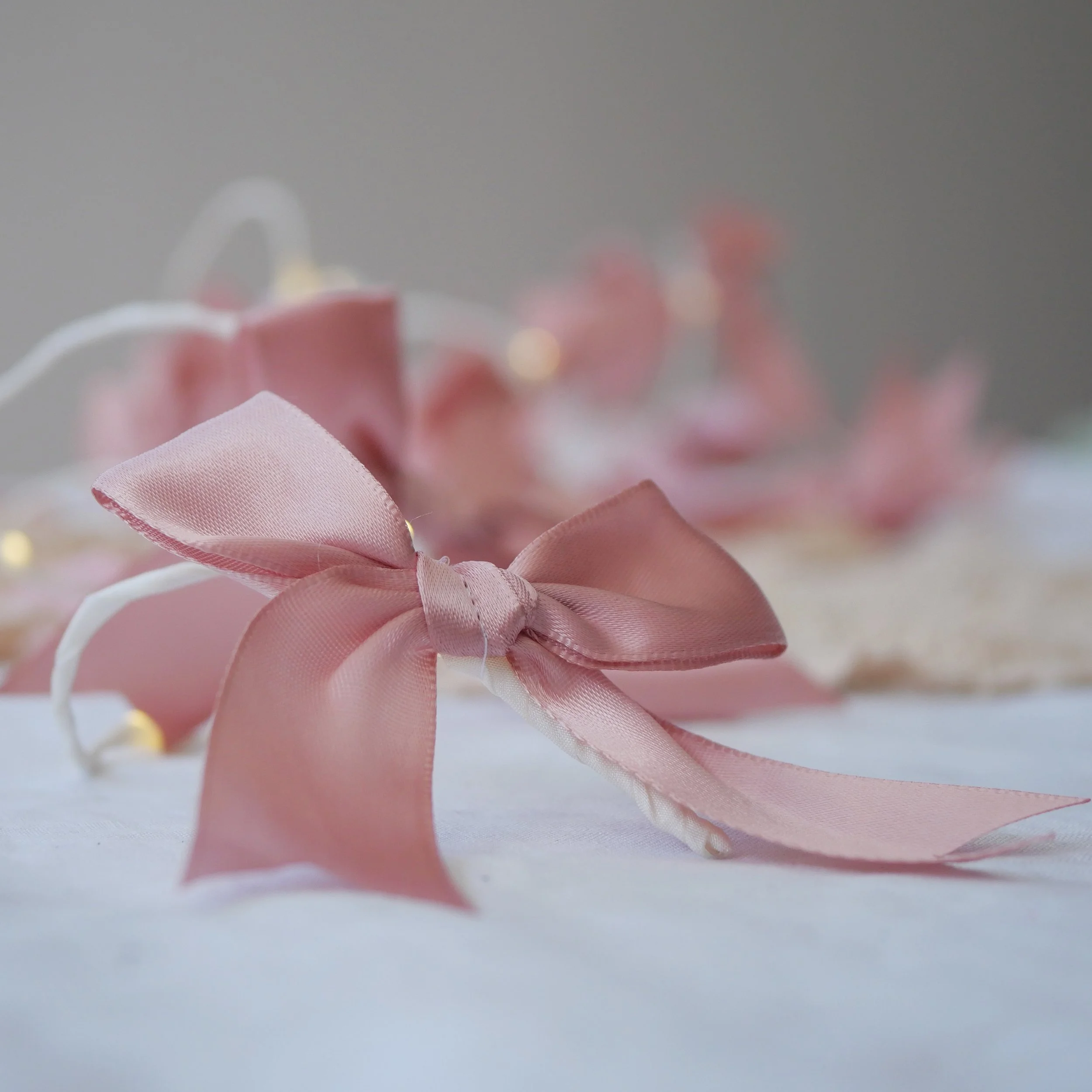 Satin Bow Fairy Lights