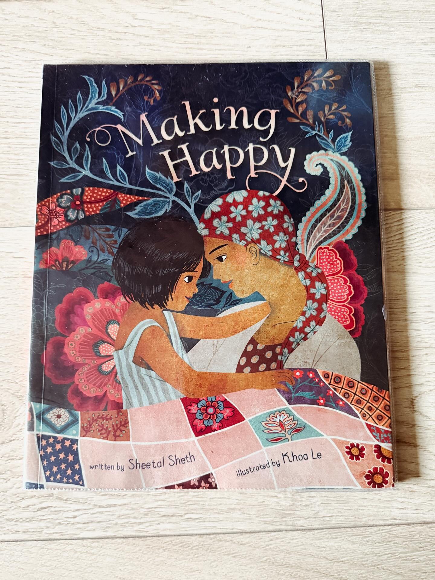 In Making Happy, Leila&rsquo;s Mum is sick. Leila doesn&rsquo;t feel like doing much, she gets angry at the sickness preventing her mum from doing things. She would try and do everything she could to make the sick go away by doing all her chores and 