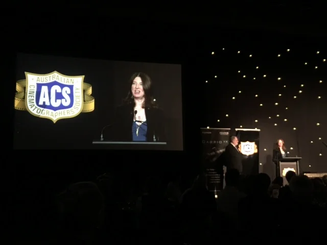 Carolyn Constantine winning the Silver ACS Award in November 2017 at the ACS NSW and ACT Awards 