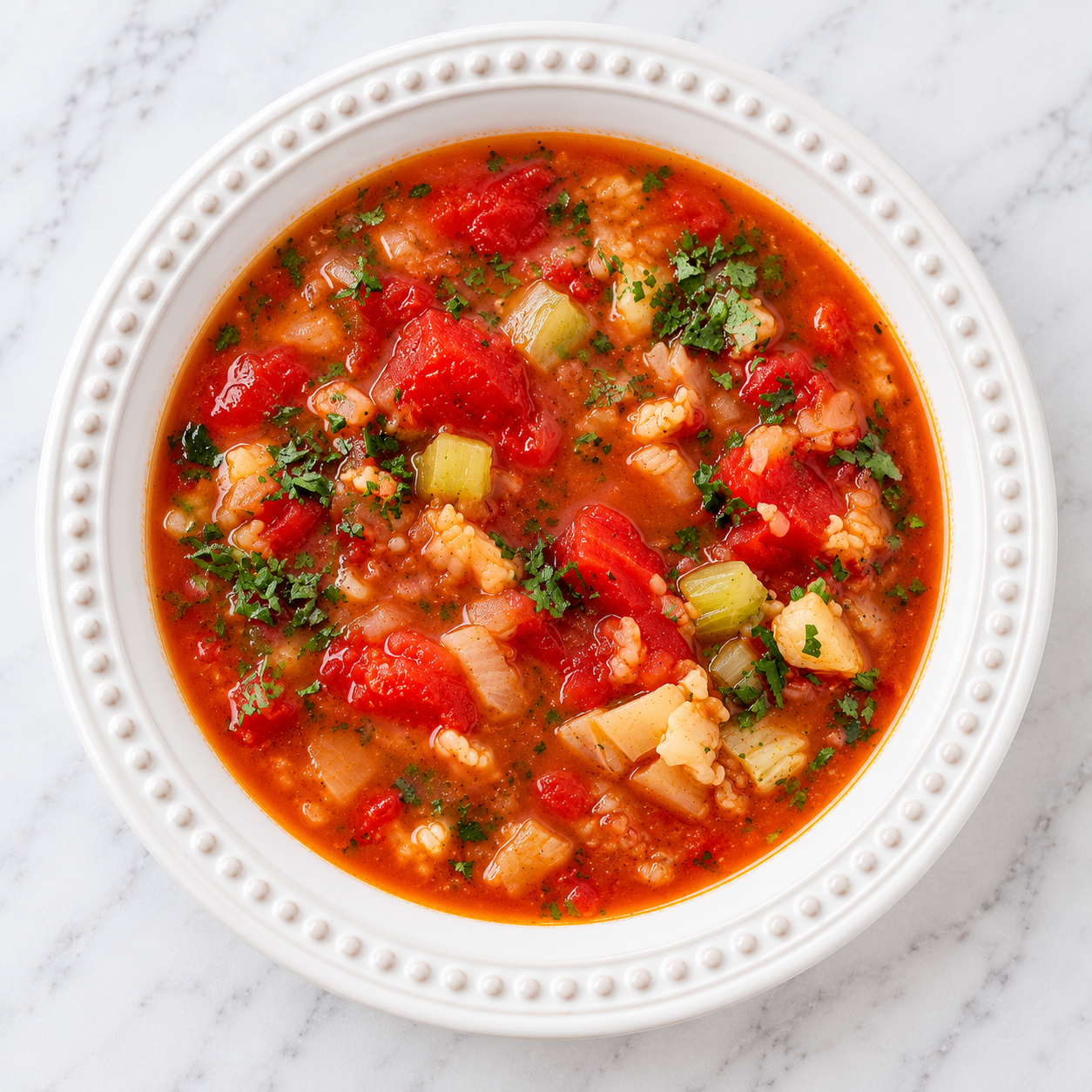 MANHATTAN CLAM CHOWDER (GF, DF, LC)