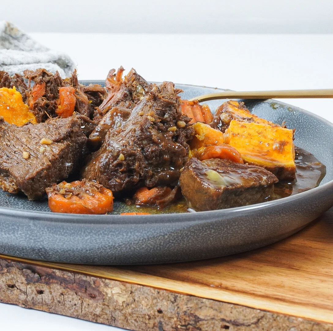 MAPLE GLAZED CHUCK ROAST (Paleo, GF, DF)