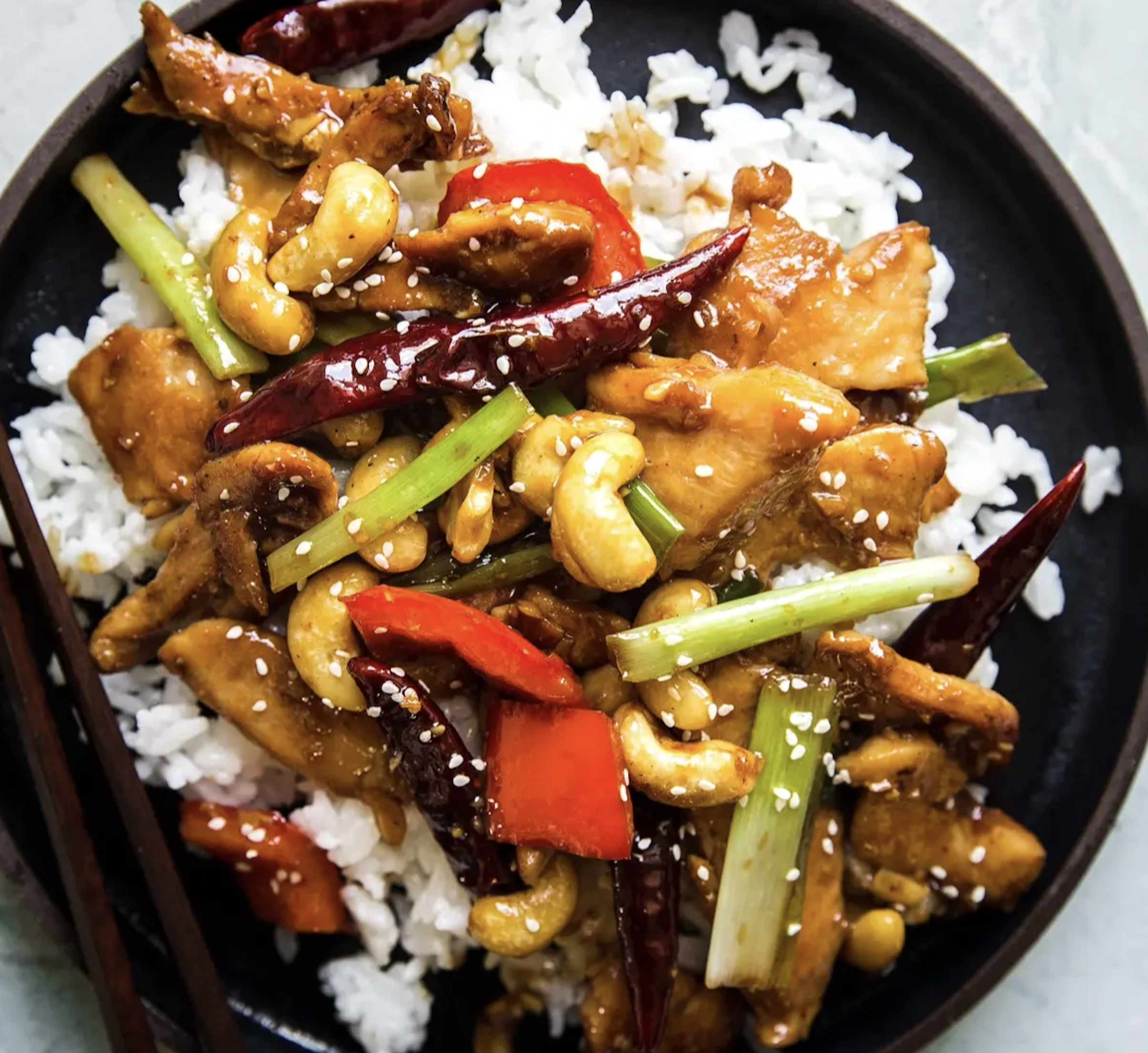 KUNG PAO CHICKEN (GF, DF, LC, Paleo)