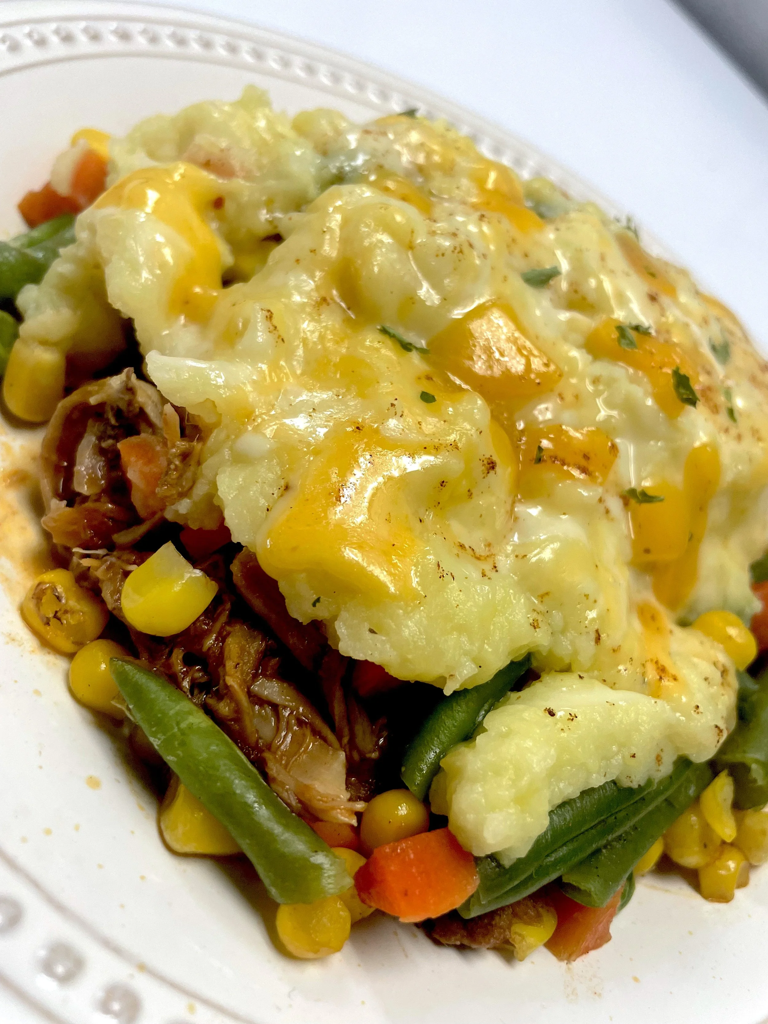 PULLED PORK SHEPHERDS PIE (PALEO, GF, DF)