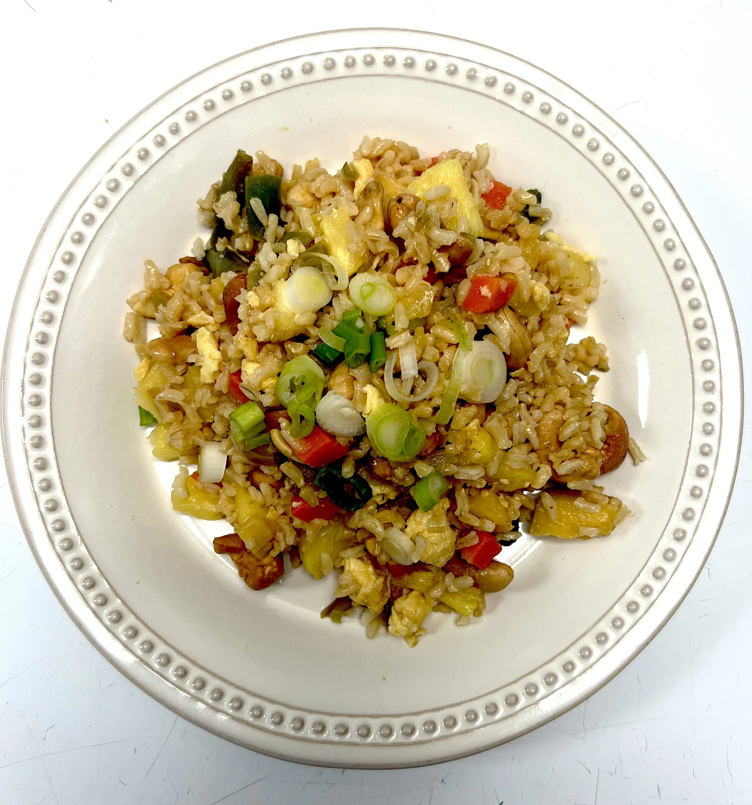 PINEAPPLE THAI FRIED RICE (GF, DF, Veg)
