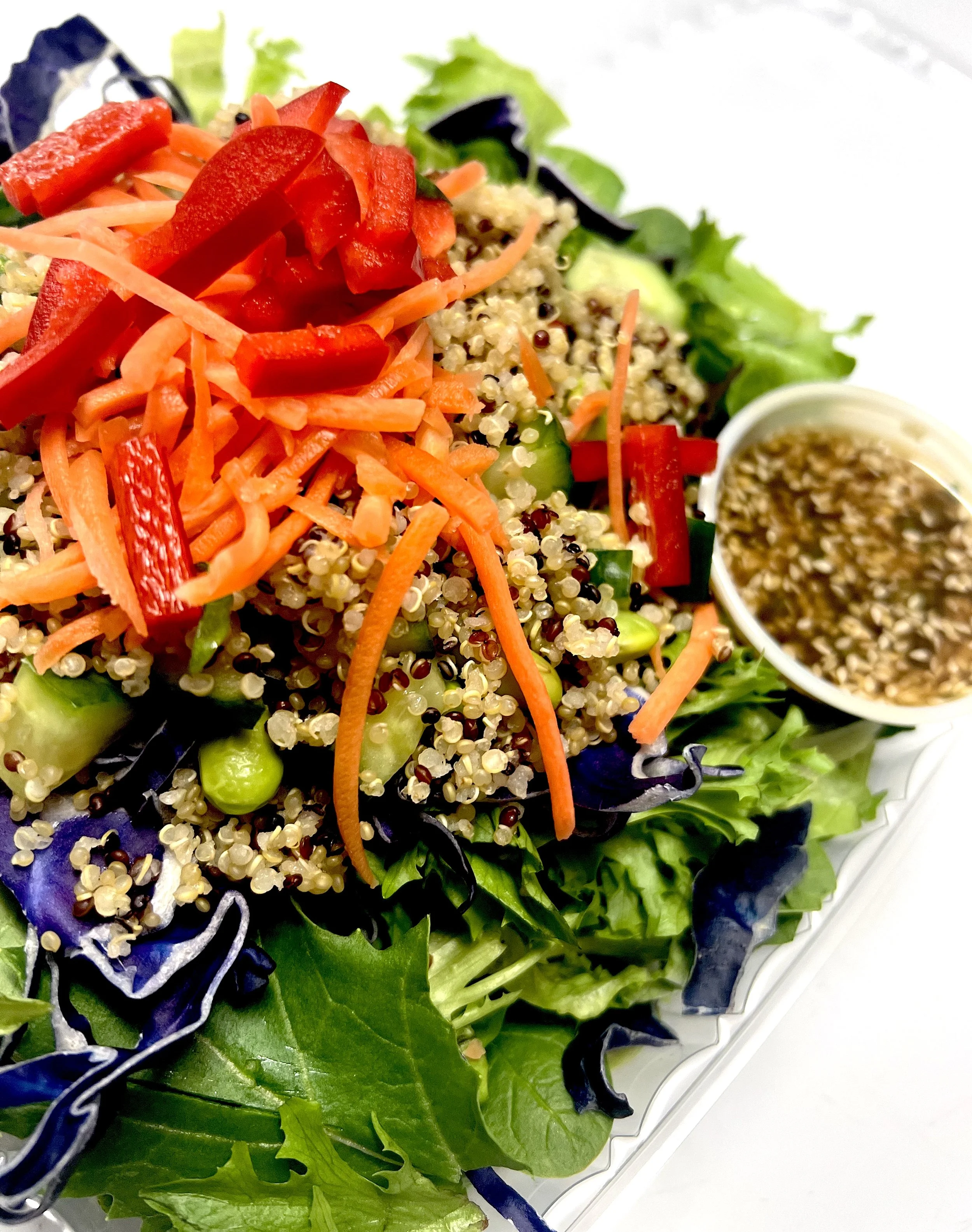 ASIAN QUINOA SALAD - GF, VEG, VEGAN