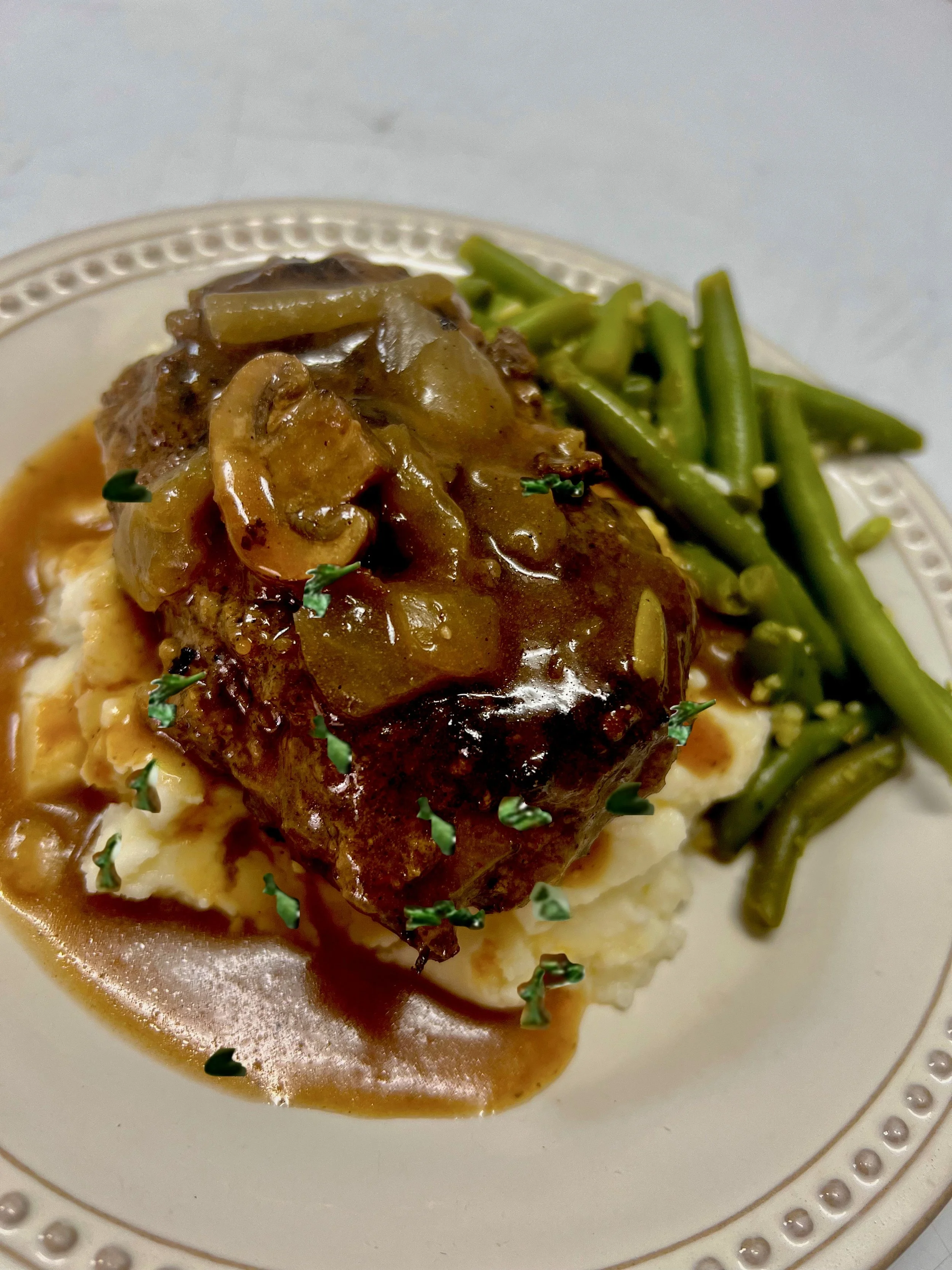 SALISBURY STEAK (GF, PALEO, LC, DF)