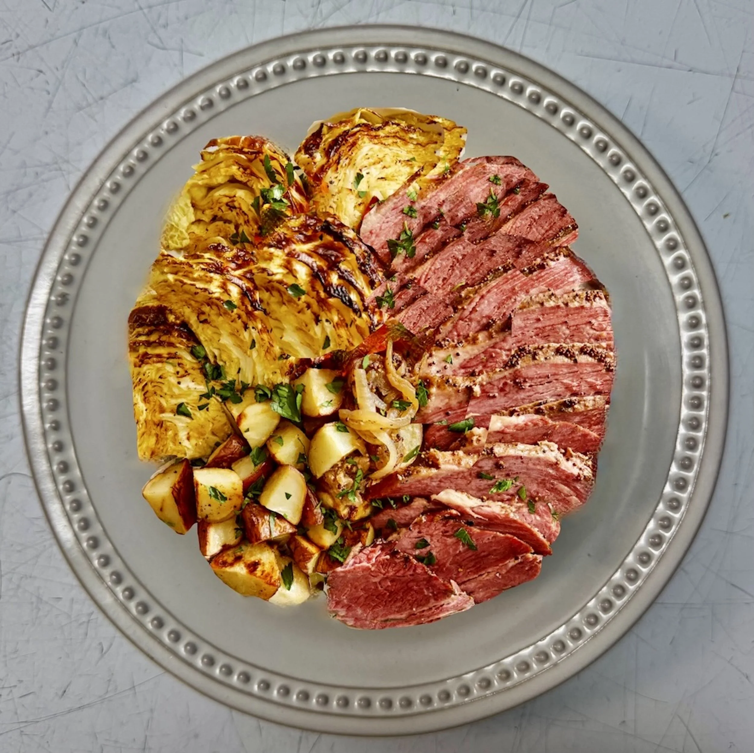 CORNED BEEF & CABBAGE (GF, LC,  PALEO)