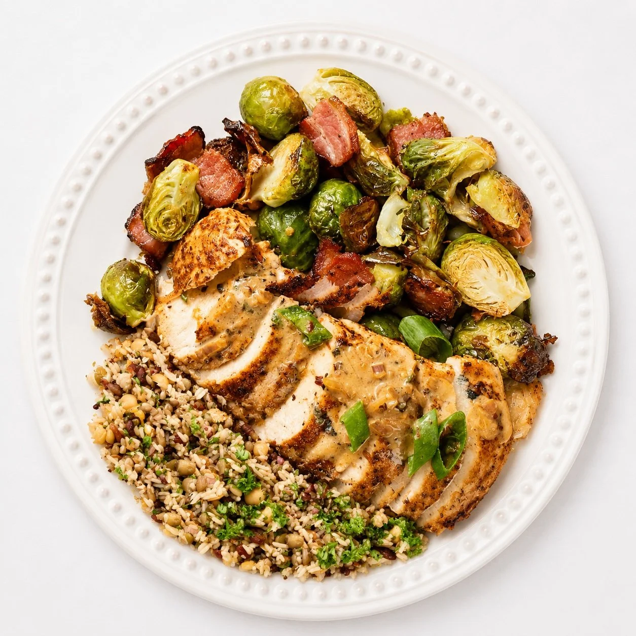 Mustard pork loin with cranberry brussel sprouts.jpg