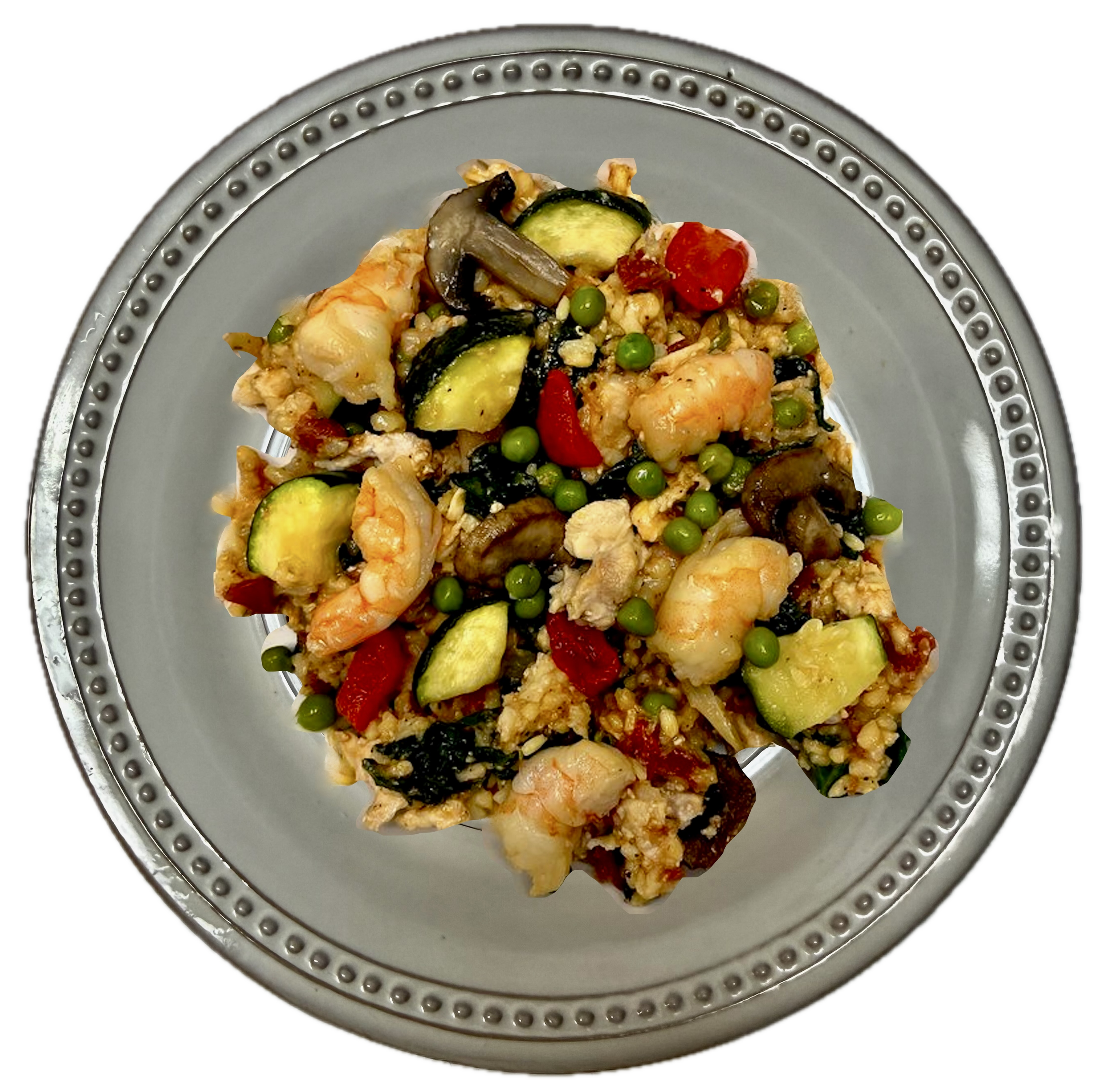 Shrimp and Andouille Paella (GF, DF)