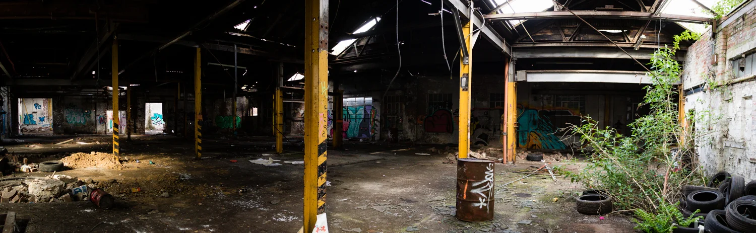 Abandoned Depot or Garage (Panoramic) // 01-05-17